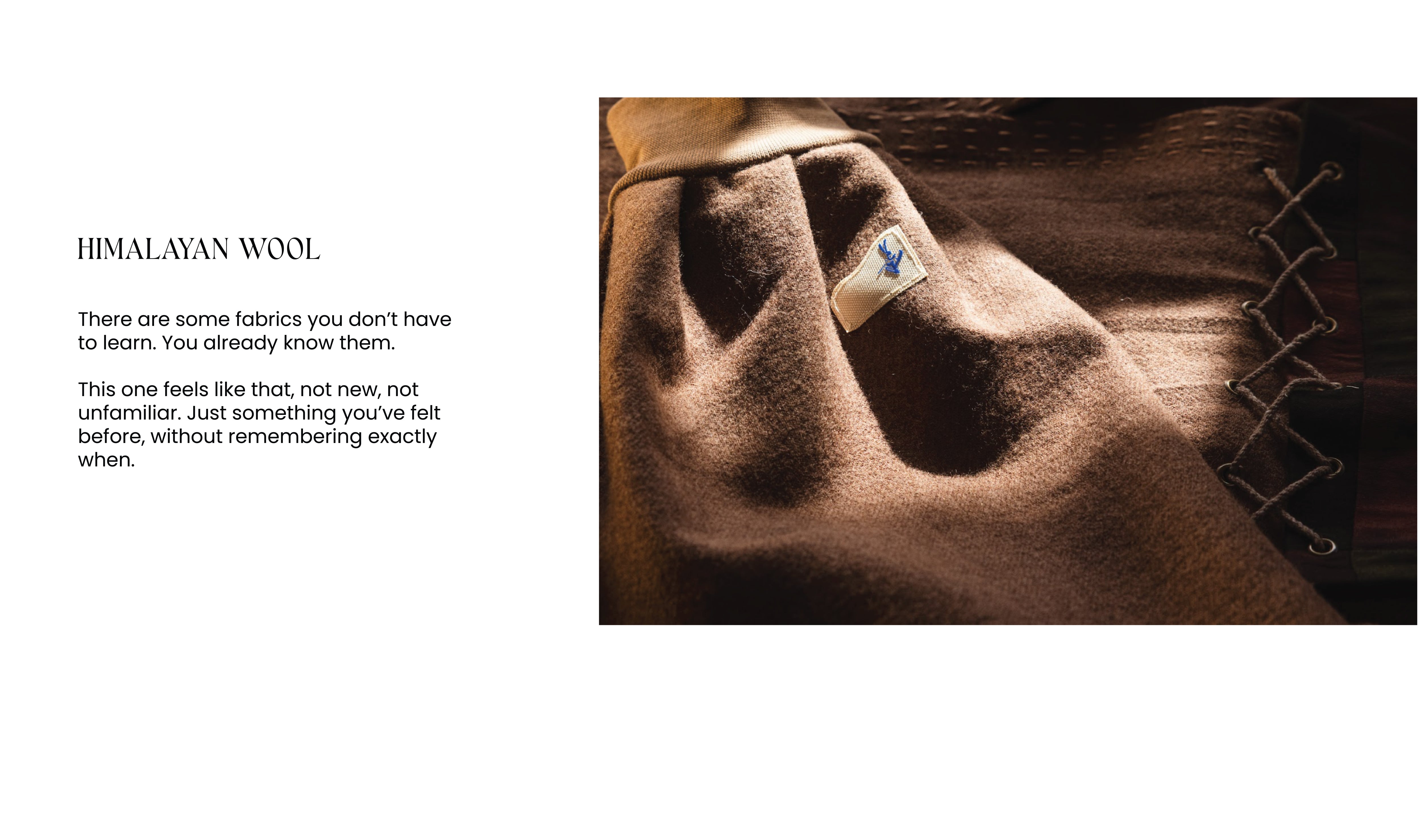 This is a BROWN ORSLOW HIMALAYAN WOOL PANT WITH LACE DETAIL.